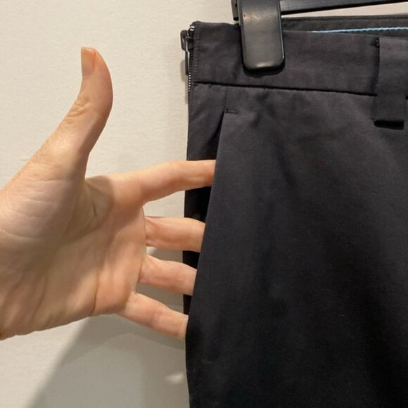 Kenneth Cole Black Straight Flat Front Leg Pants - Picture 5 of 16